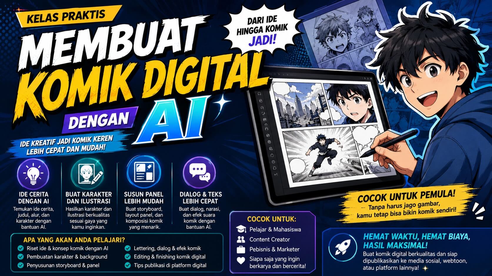 Membuat Komik Digital dengan AI