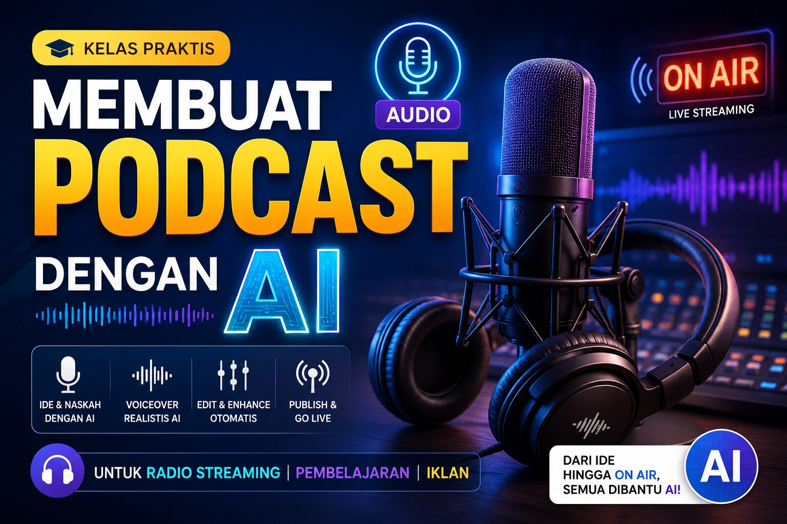 Membuat Podcast Audio dengan AI