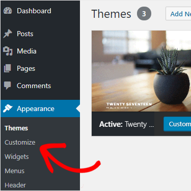 c. Cara Menyesuaikan Theme WordPress